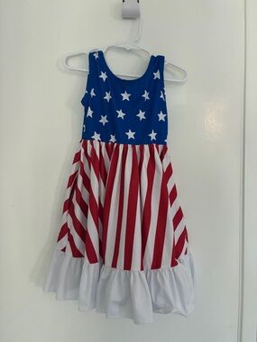 NWOT Girlhood patriotic dress size 4T